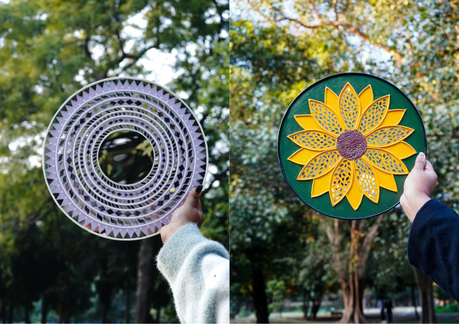 DIY Lippan art for home decor