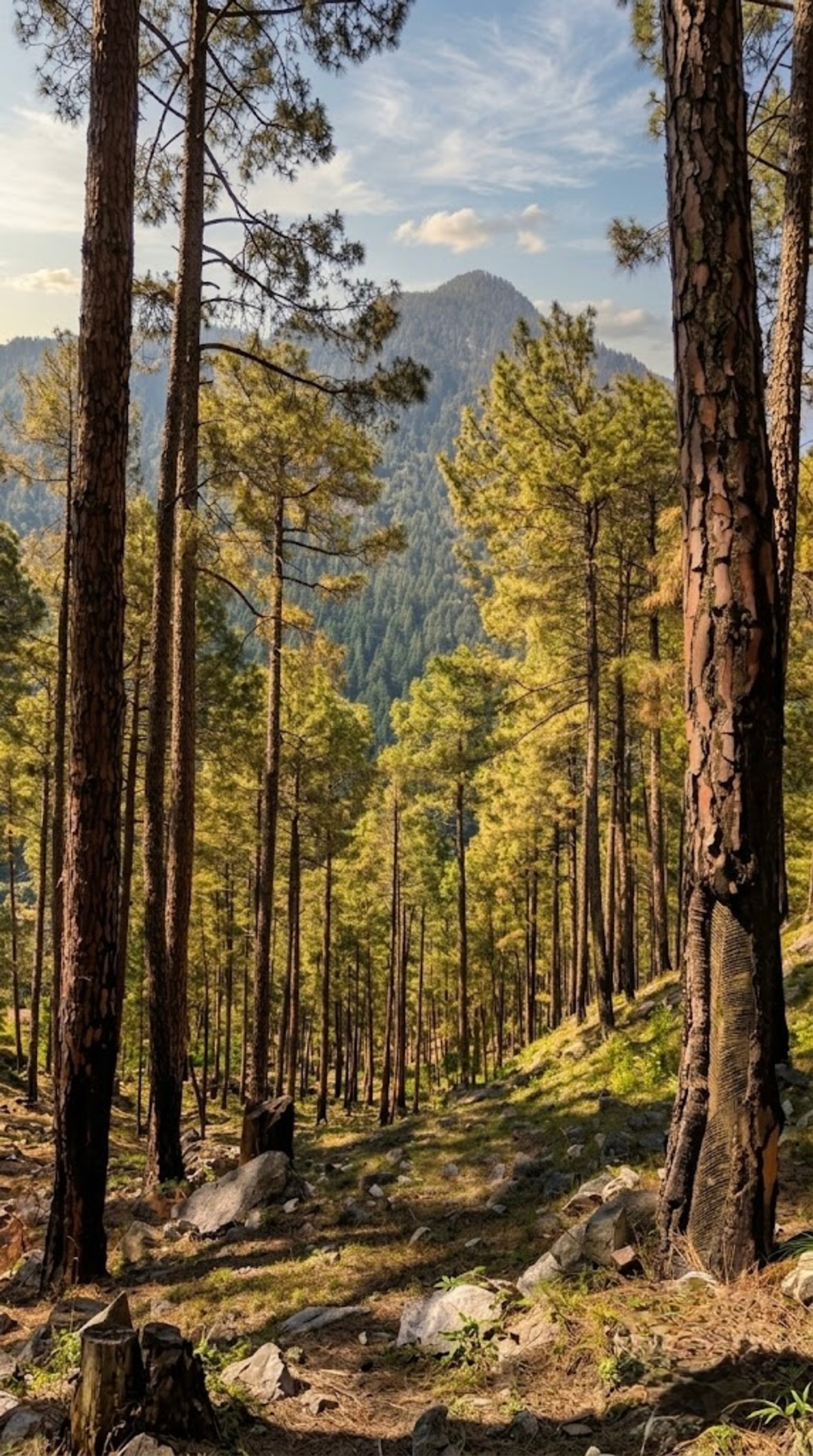 Kasol trek forest