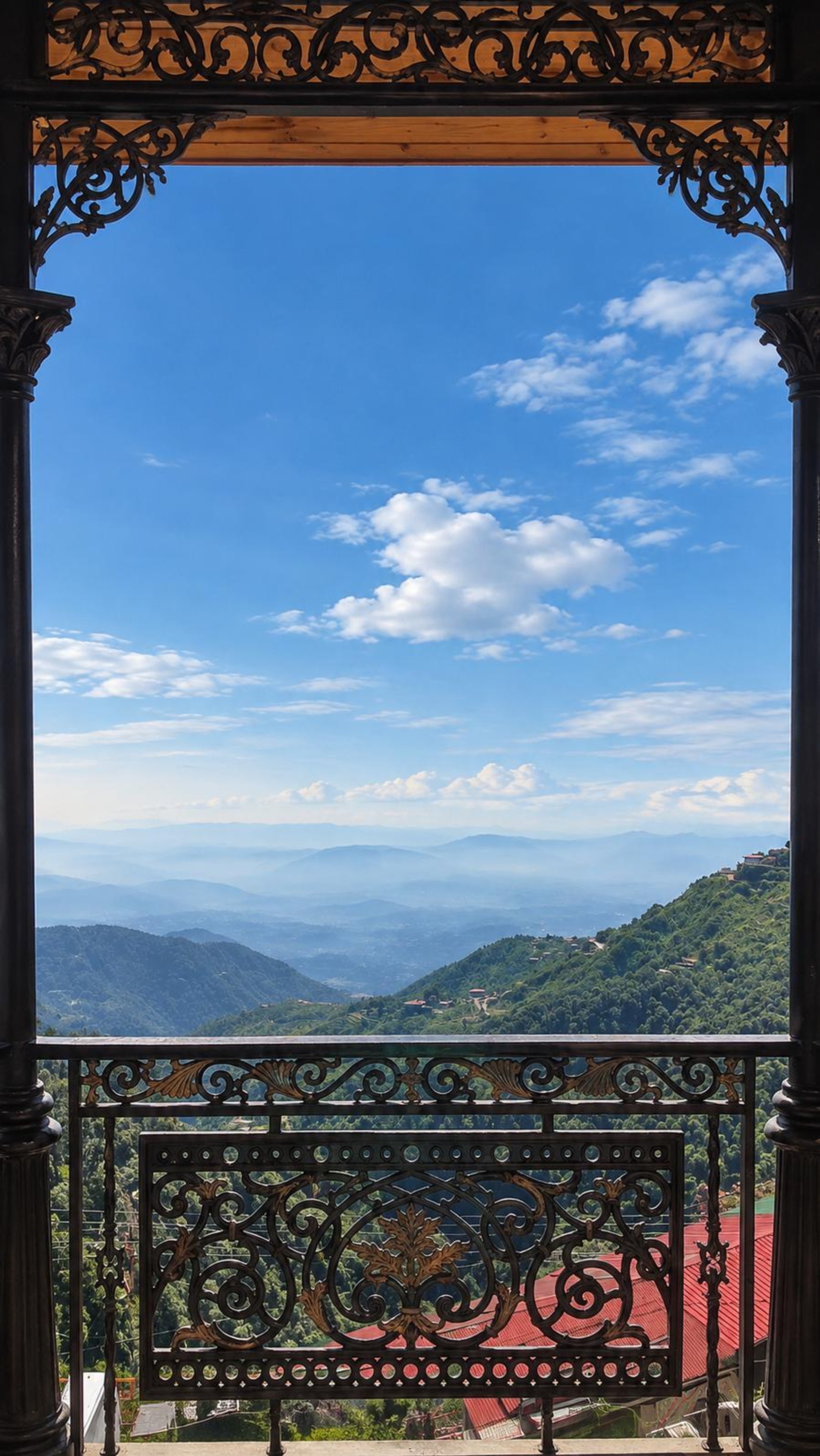 Mussoorie view on the valley