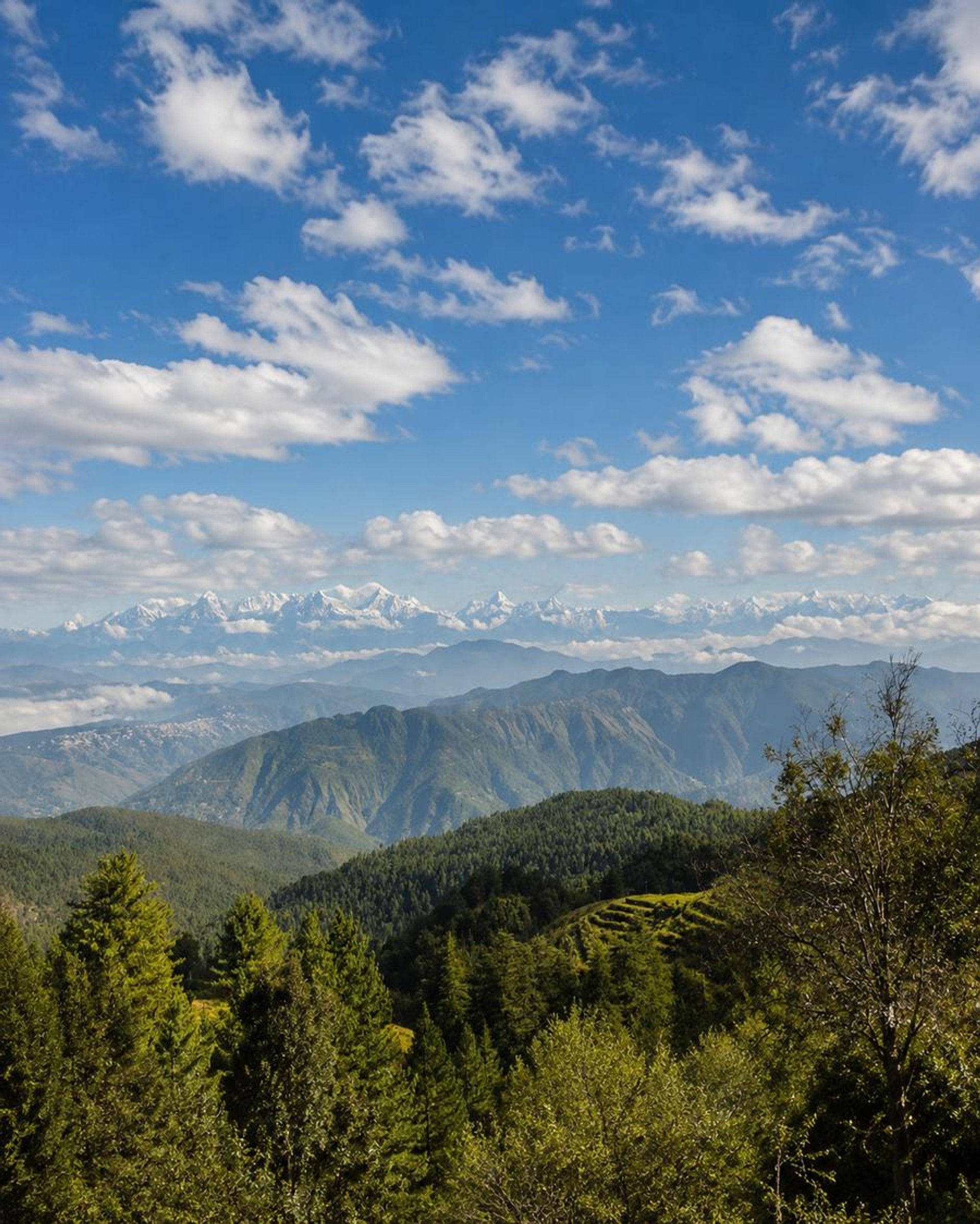 Mukteshwar Himalayas view