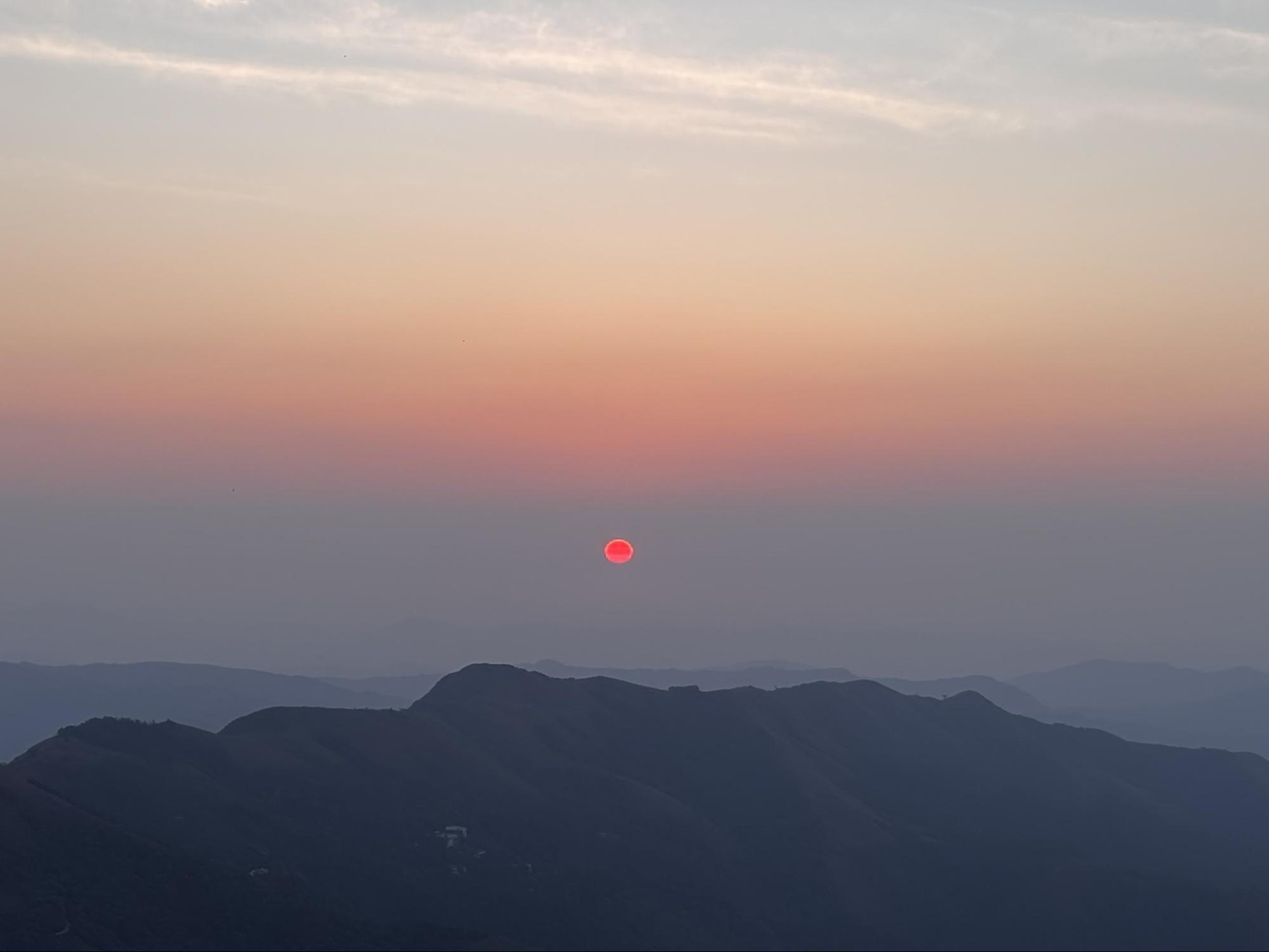 Chikmagalur sunset viewpoint