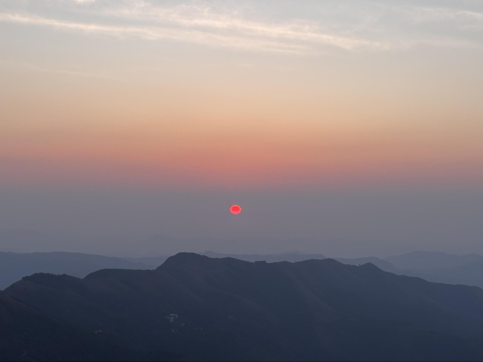 Chikmagalur sunset viewpoint
