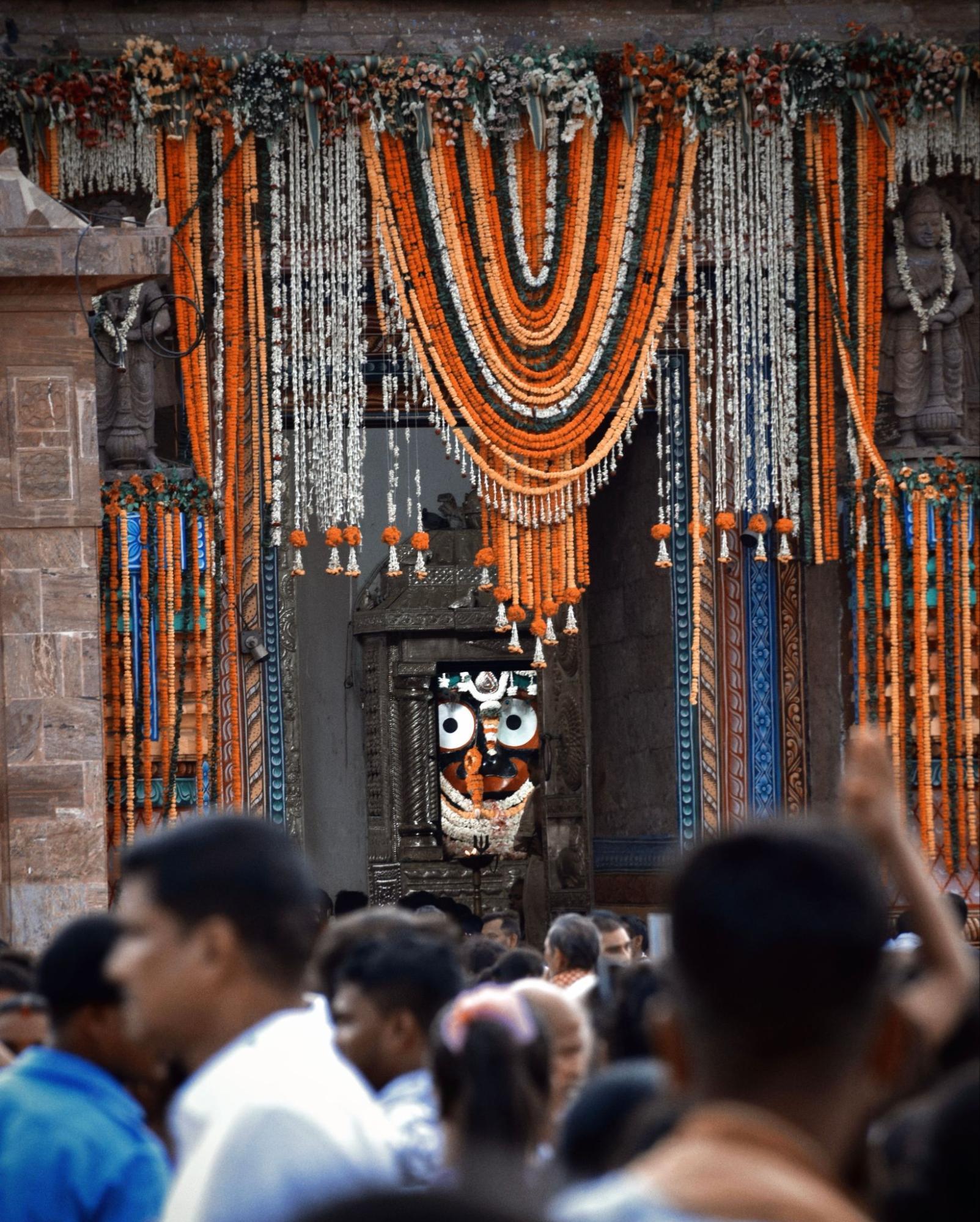 Festival celebration at Jagannath temple