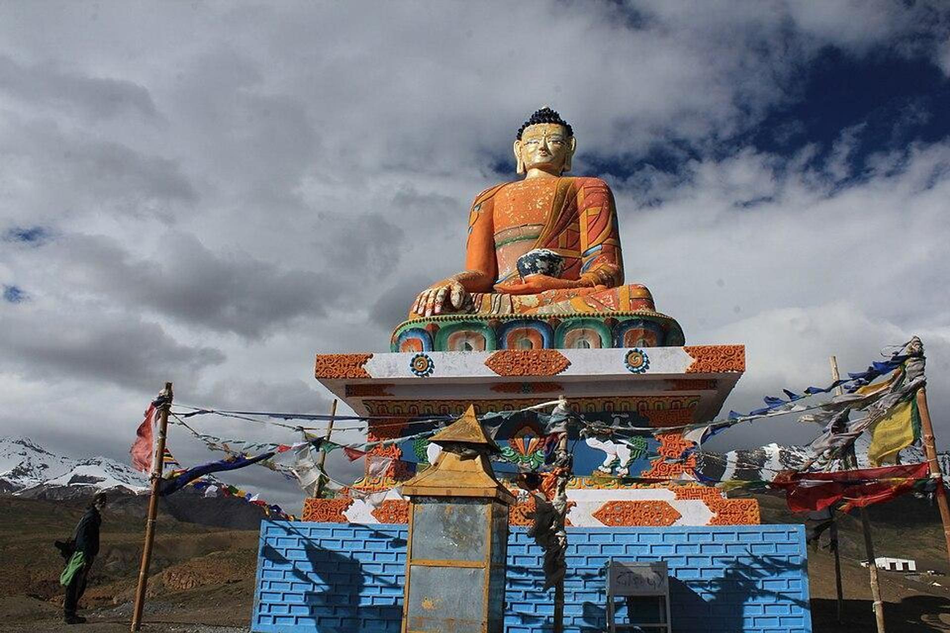 Buddha statue at Langza village, Spiti valley