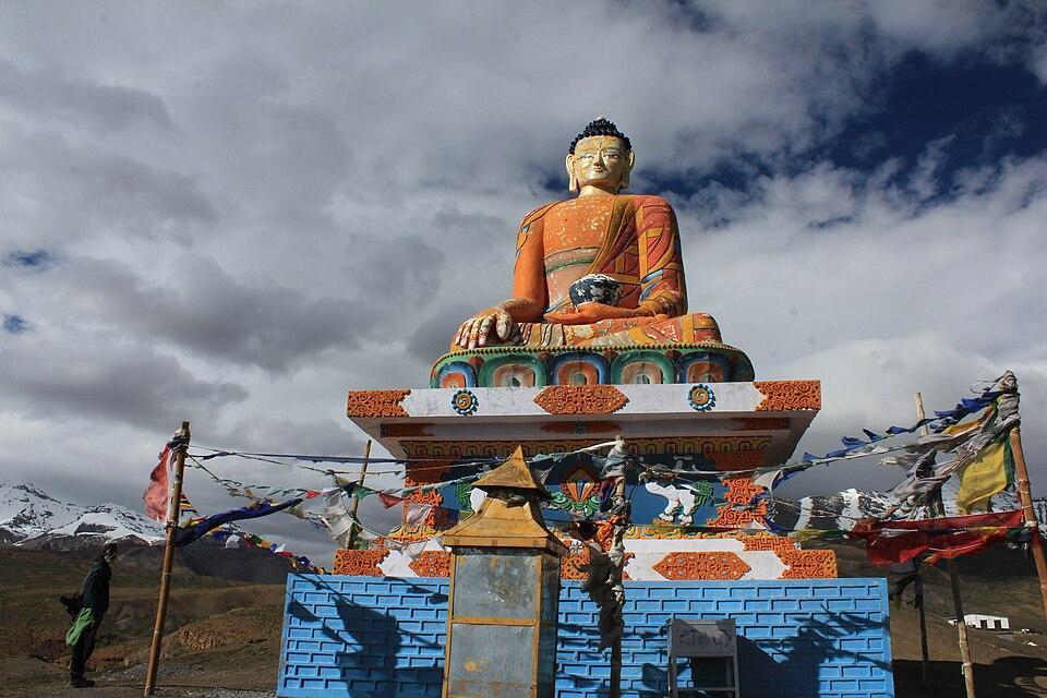 Buddha statue at Langza village, Spiti valley