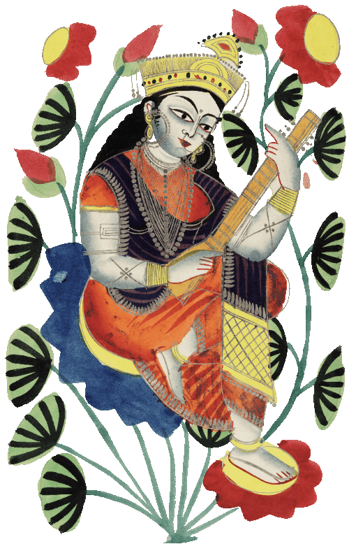 Painting of Saraswati, 19th century
