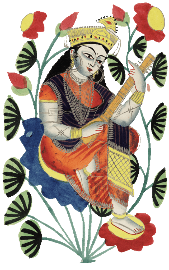 Painting of Saraswati, 19th century