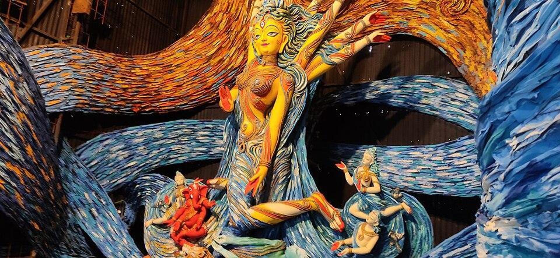 Idol of goddess Durga