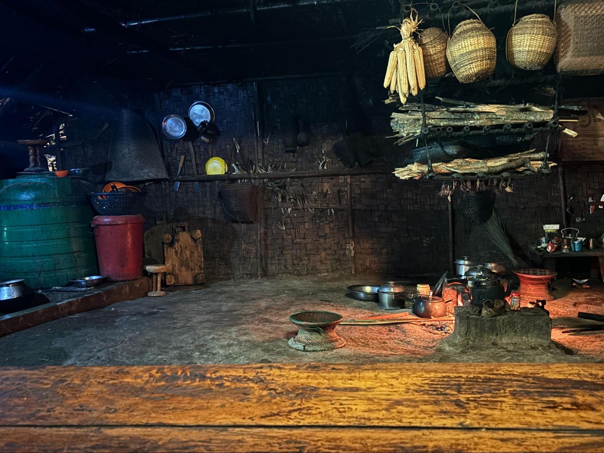 Inside the home of the Konyak people