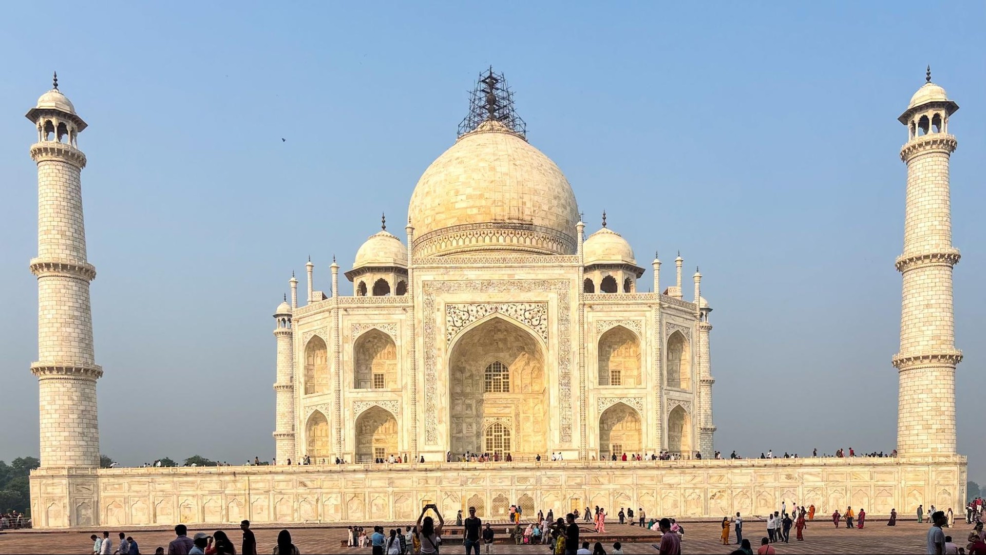 Taj Mahal in Golden Light