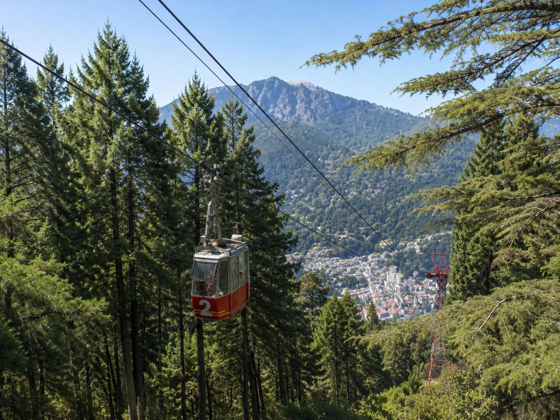 Cable car ride to Snow View Point in Nainital