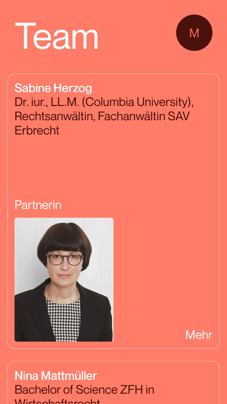 HERZOG.law team mobile