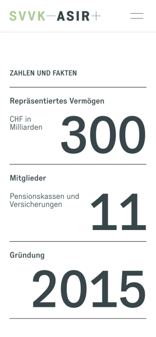 SVVK-ASIR Facts and Figures