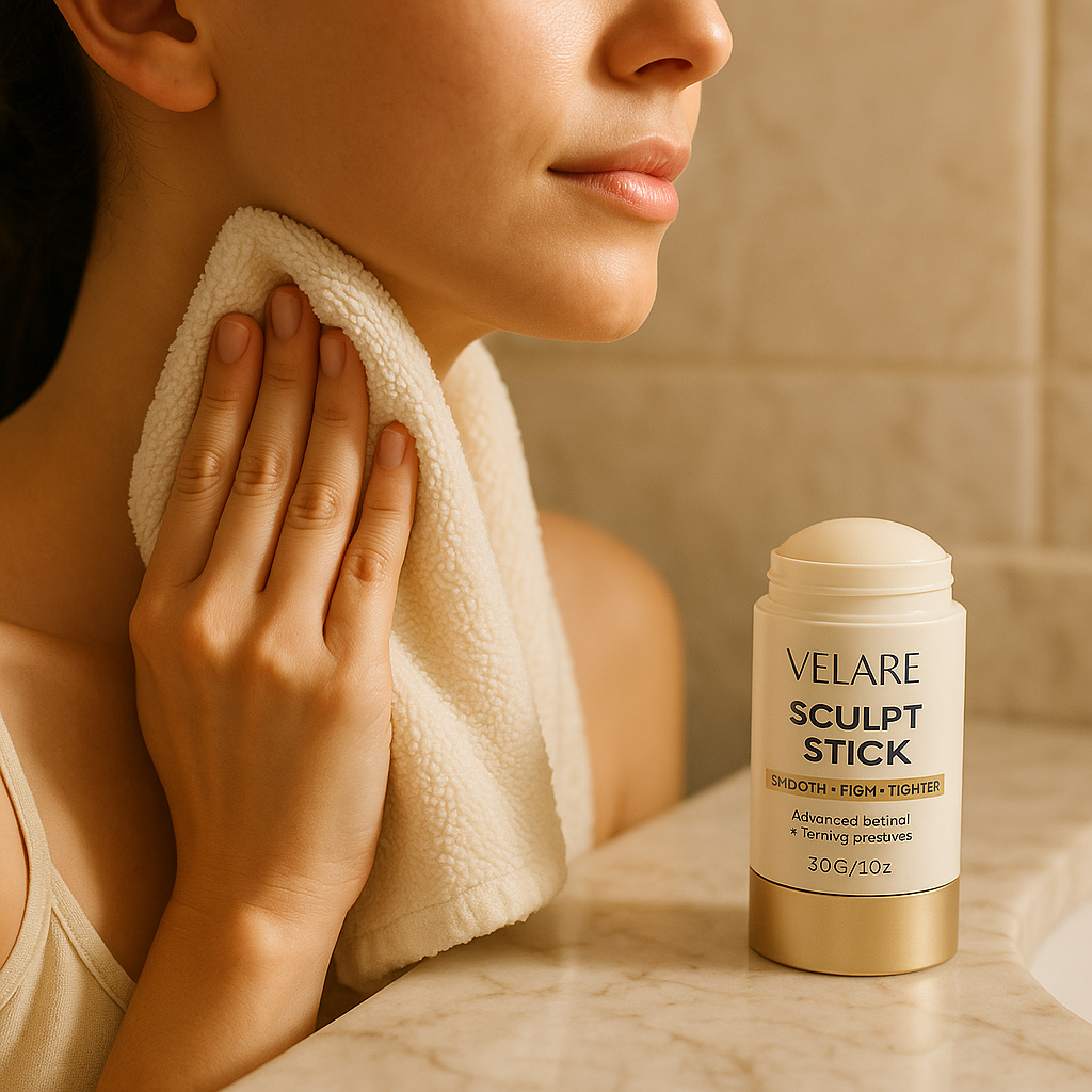 Step 1: Cleanse neck and décolletage