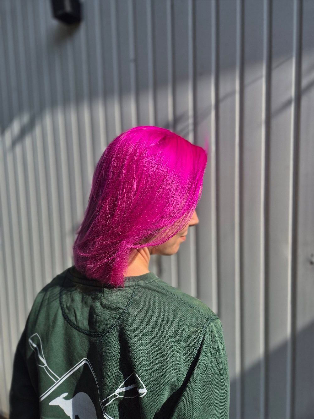 vrouw haar gekleurd