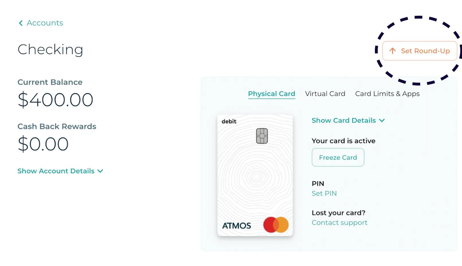 Atmos launches Round-Up Donations, Mobile Check Deposit, Higher Rates for all