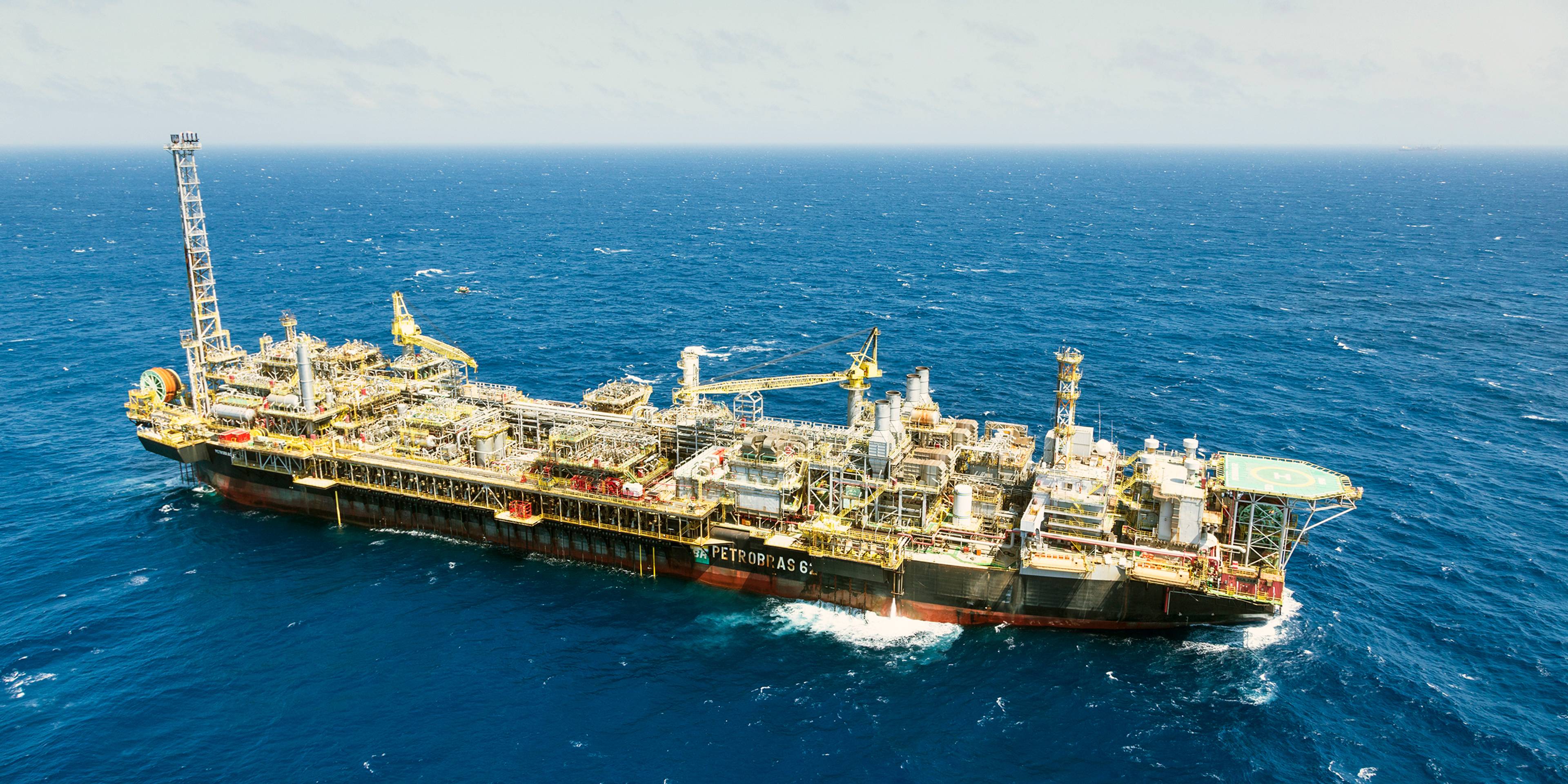 The P62 FPSO at the Roncador field