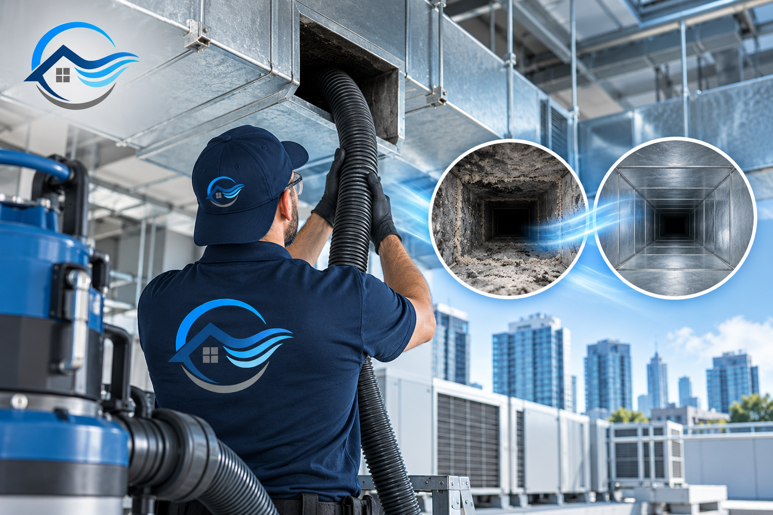 Nettoyage de ventilation commerciale : pourquoi un entretien régulier est essentiel pour les entreprises