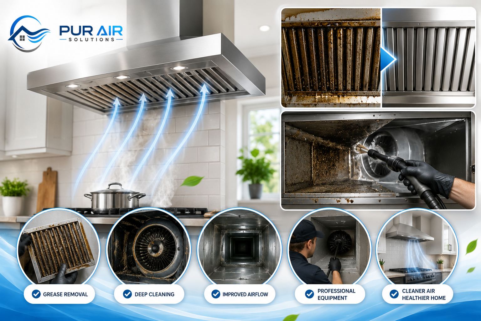 Kitchen Hood Cleaning: Remove Grease and Improve Airflow