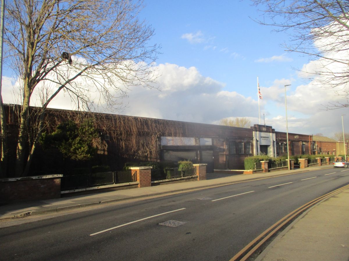 The Burberry factory on Albion Street, Castleford, West Yorkshire