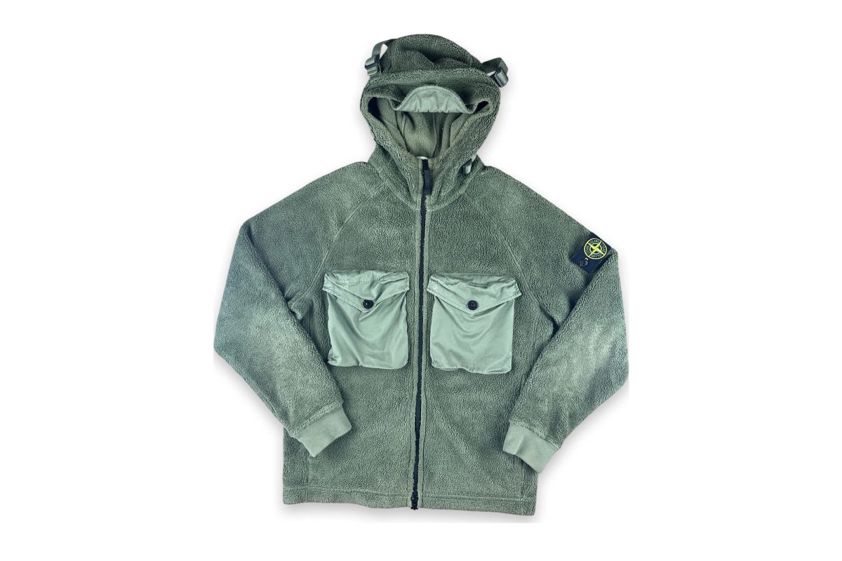 A Stone Island Teddy Fleece zipped jacket from Casual Quarter's preloved range