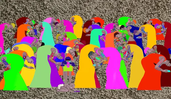 Meeting Point Wall - we have nothing to say to each other