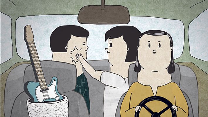 A GUITAR IN THE BUCKET