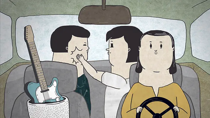 A GUITAR IN THE BUCKET