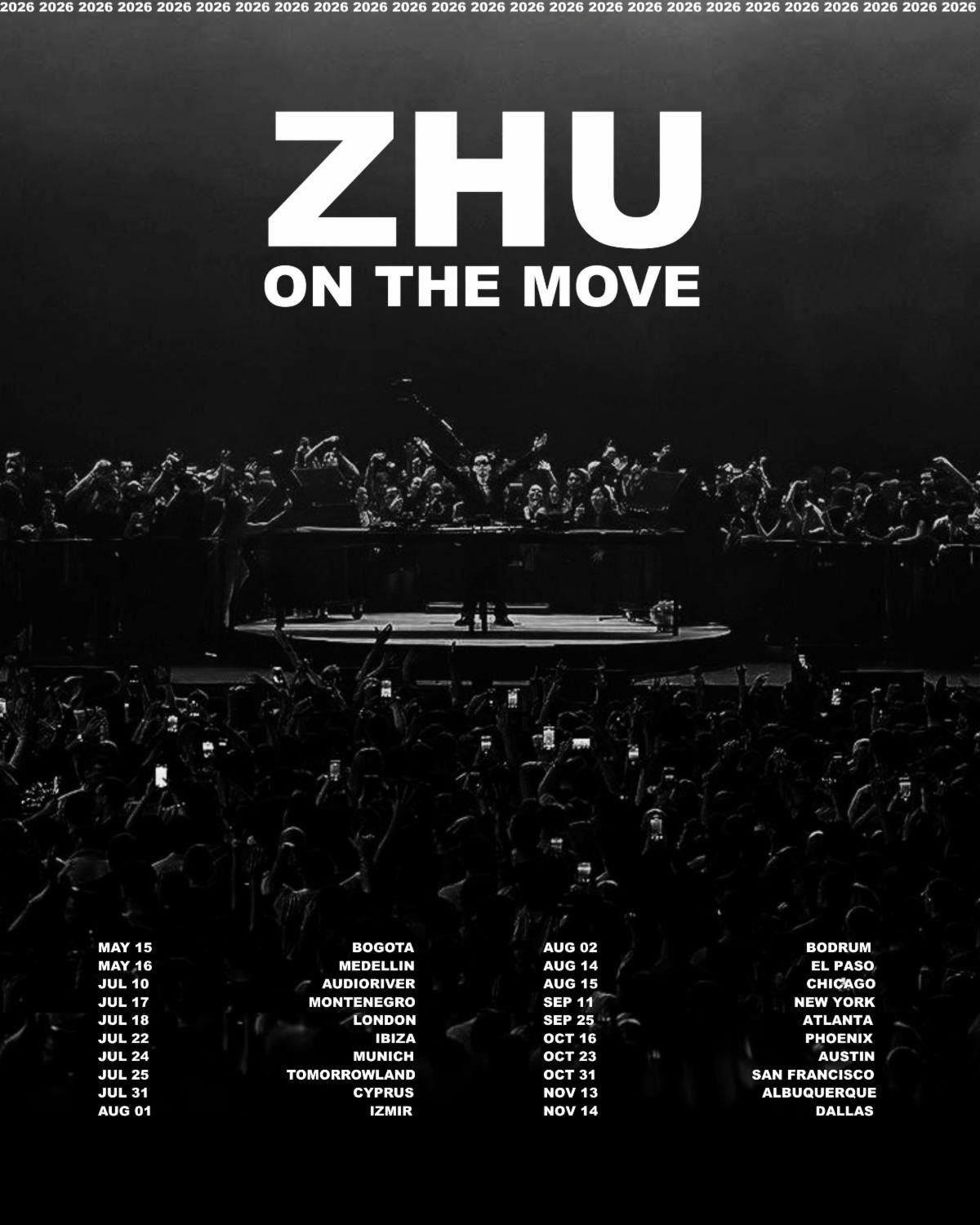 ZHU Announces ON THE MOVE Tour Across Europe, South America, and