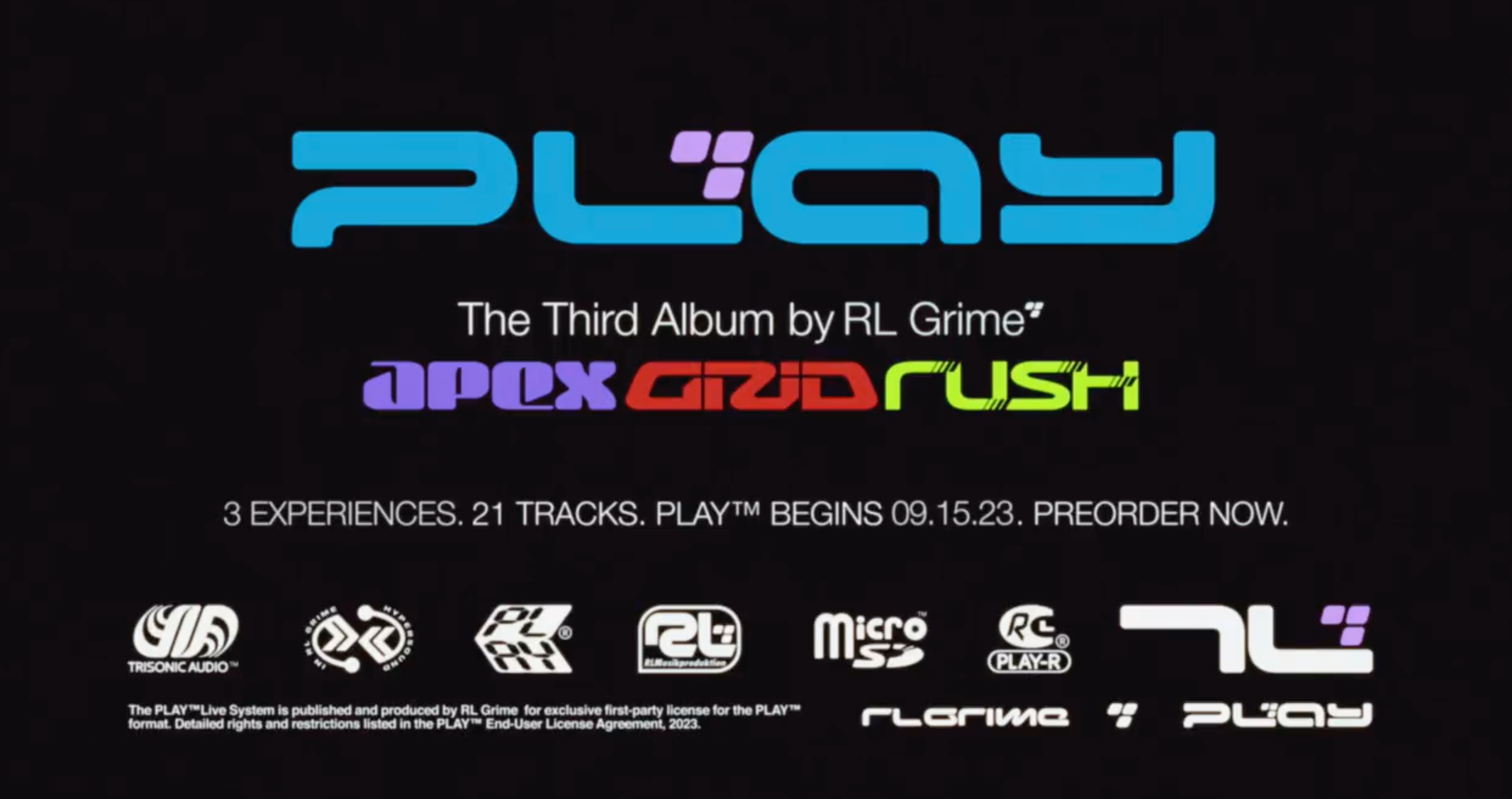 RL GRIME Announces new album "PLAY" & PLAY LIVE Tour