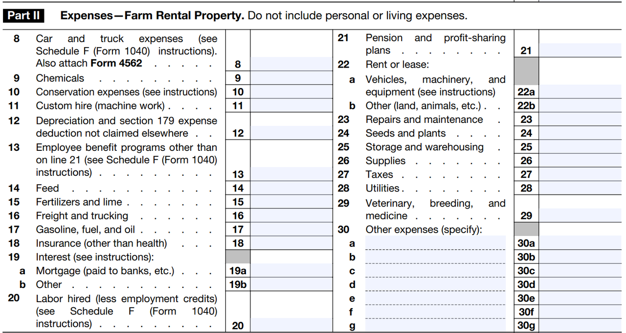 Farm Income Request Form How to Report Farm Rental Income and Expenses With Form 4835 - Ambrook