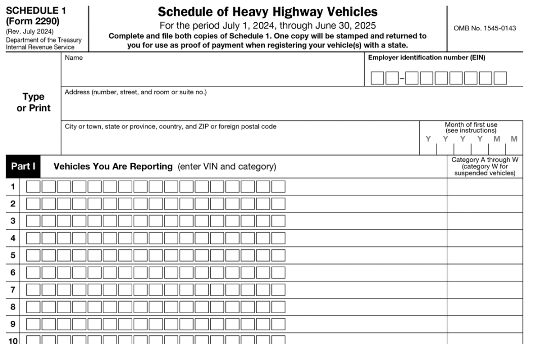 A Guide to Form 2290 and the Heavy Vehicle Use Tax (HVUT) Exemption for