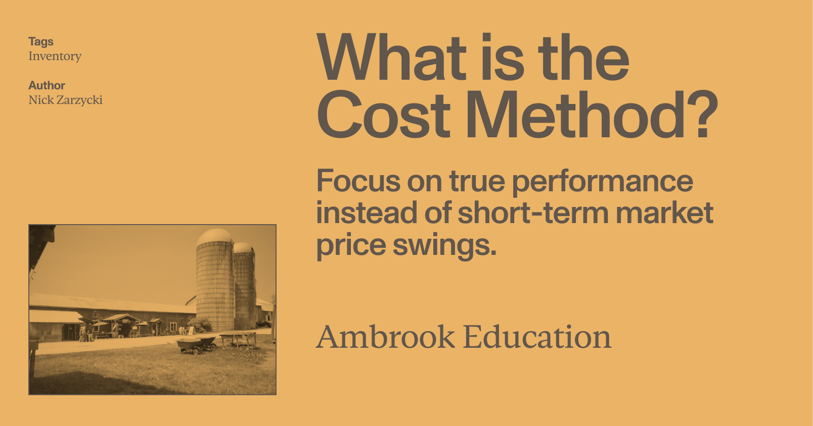 The Cost Method of Inventory Accounting: A Simple Guide - Ambrook