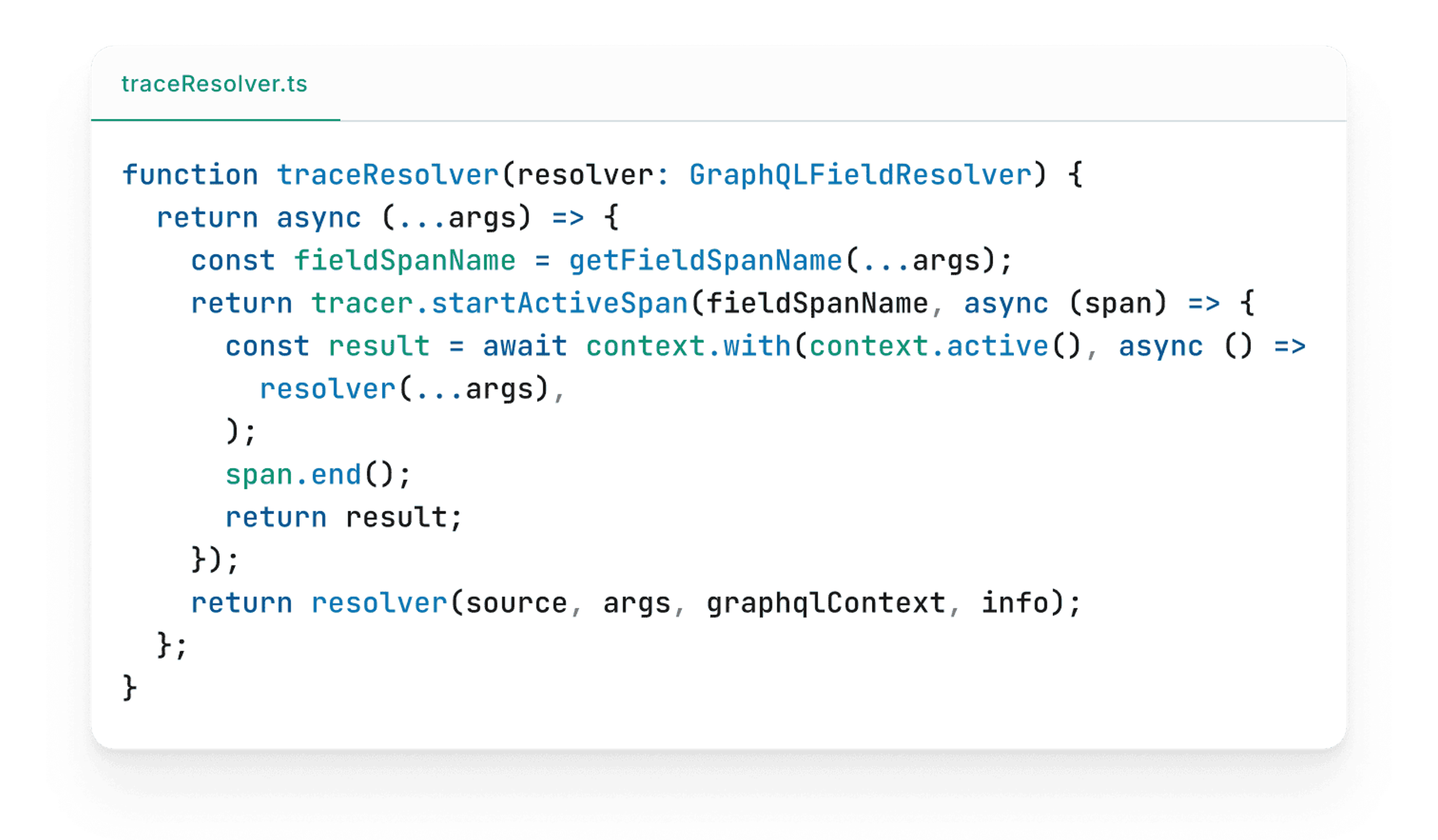 Code block for traceResolver.ts