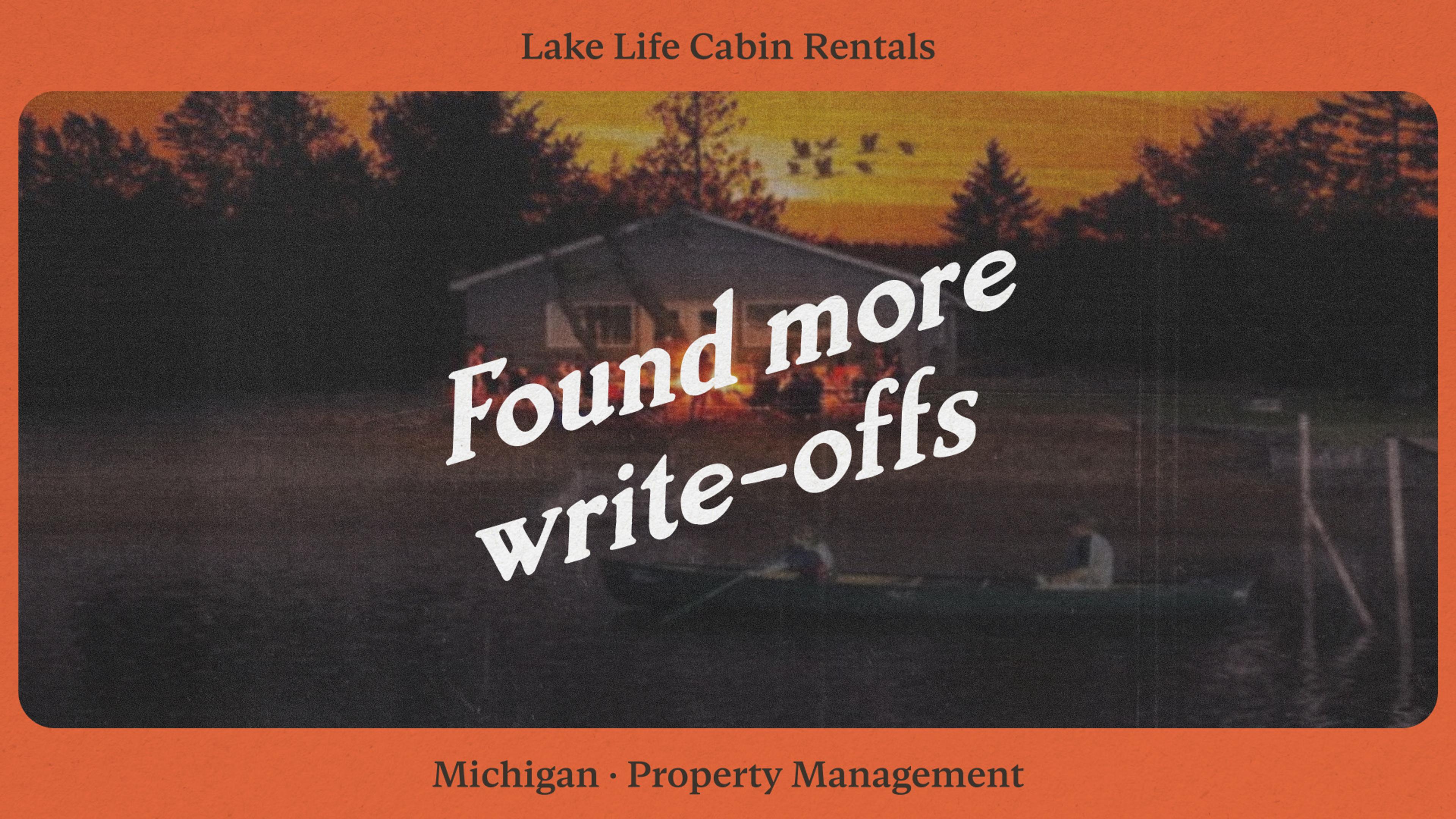 Lake Life Cabin Rentals: 20–30% more write-offs with Ambrook