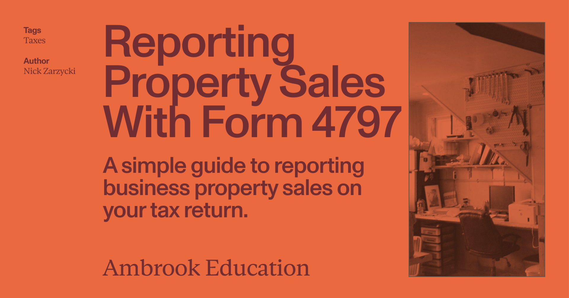 How To File IRS Form 4797 For Business Property Sales Ambrook How to file irs form 4797 for business property sales ambrook