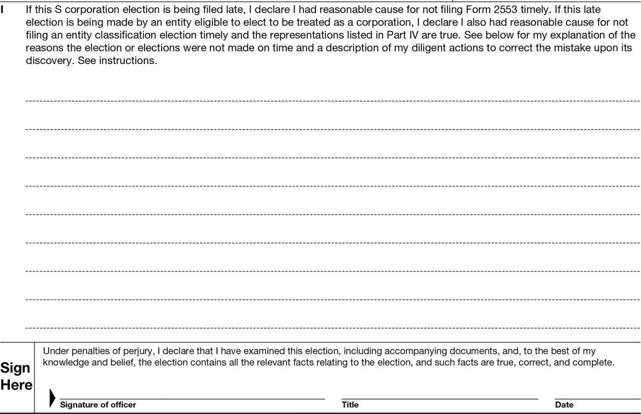 Template 2553 File How to Elect S Corp Status With Form 2553 - Ambrook