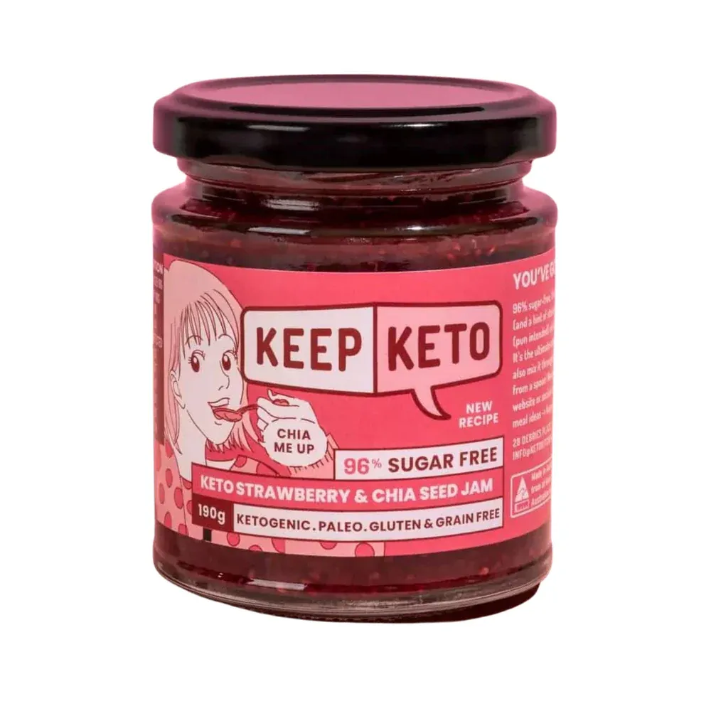 Keep Keto Straberry & Chia Seed Jam