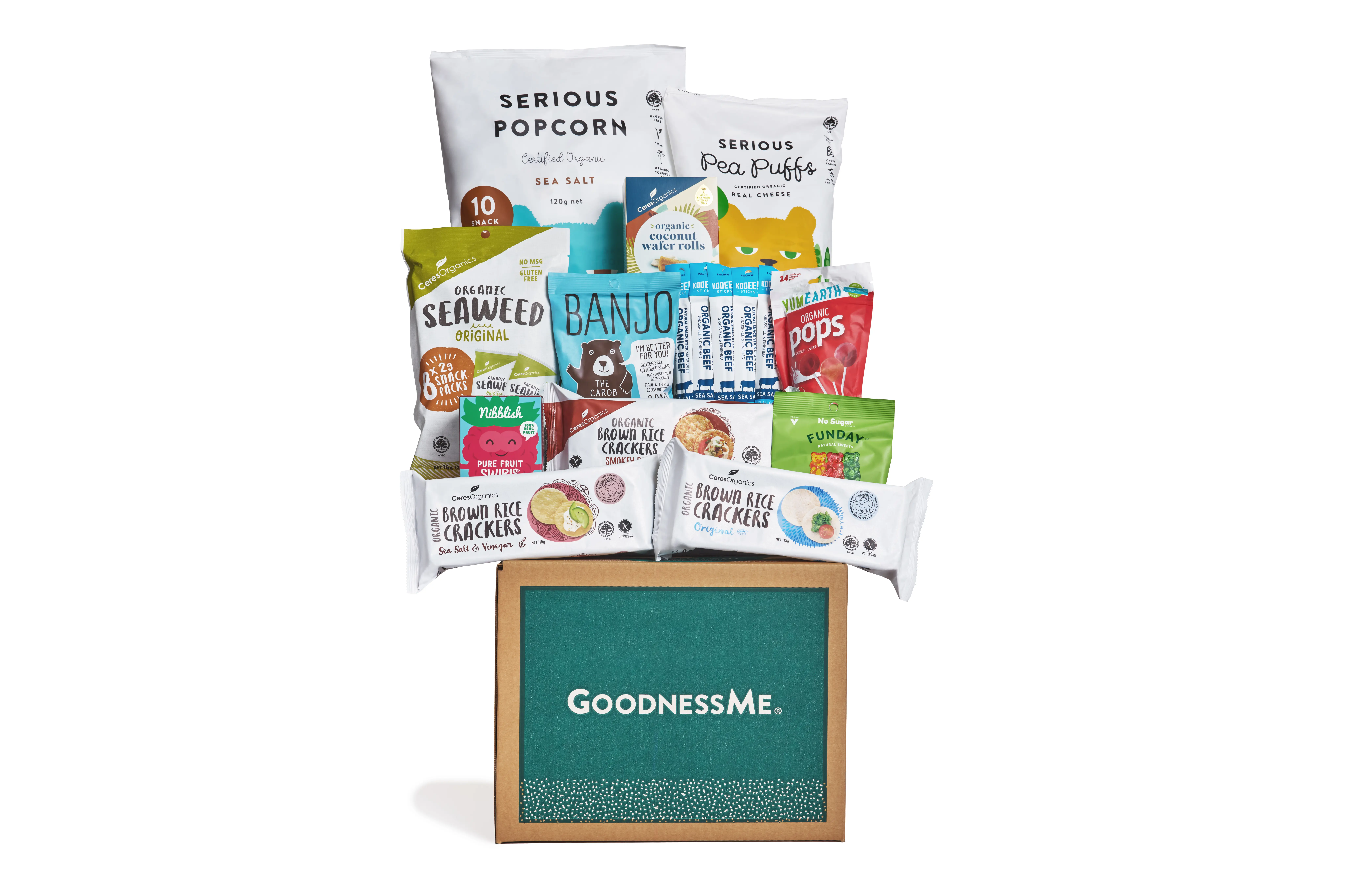 GoodnessMe Lunchbox-Friendly Kids Gluten & Dairy-Free Snack Box