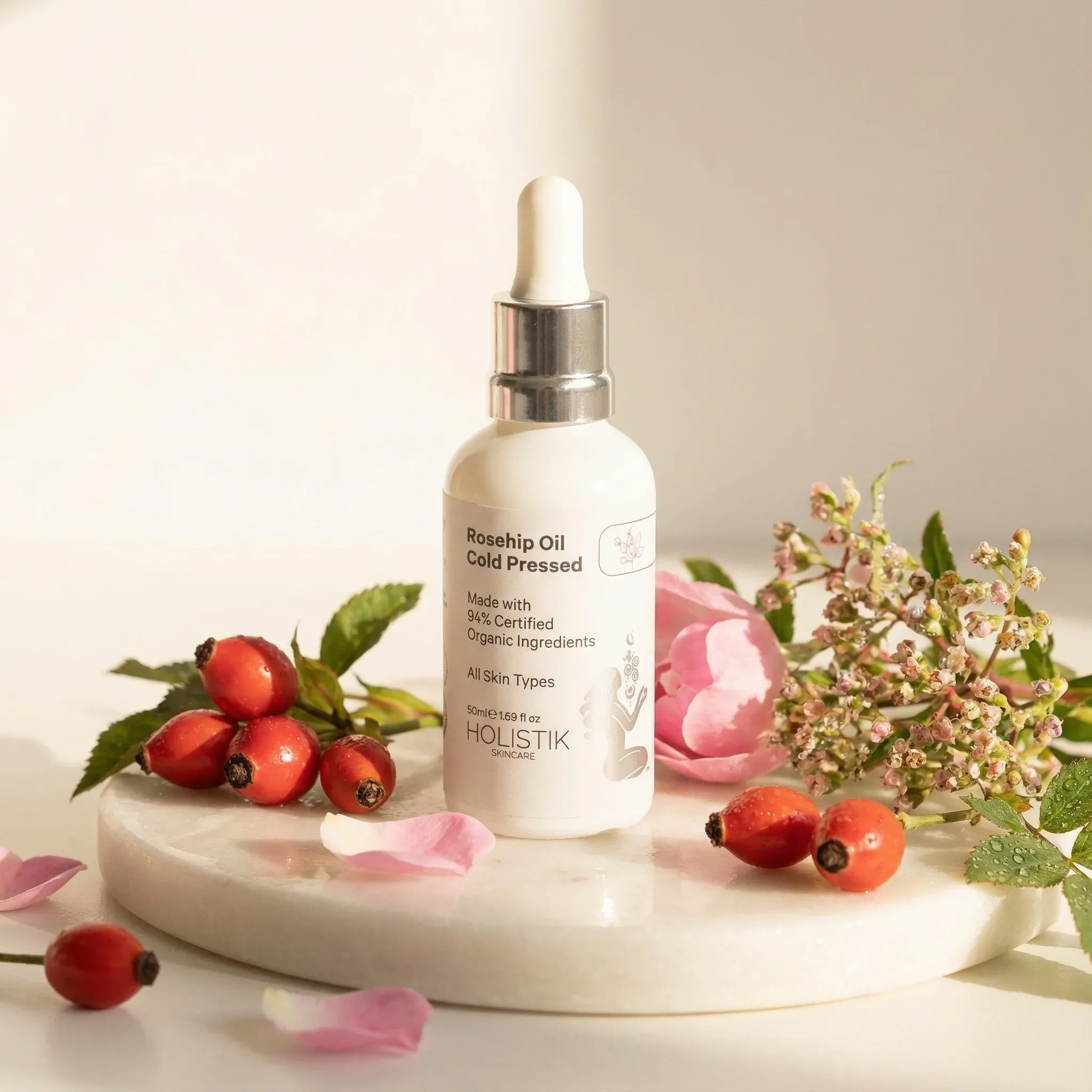 Holistik Skincare Rosehip Infused Oil 50ml