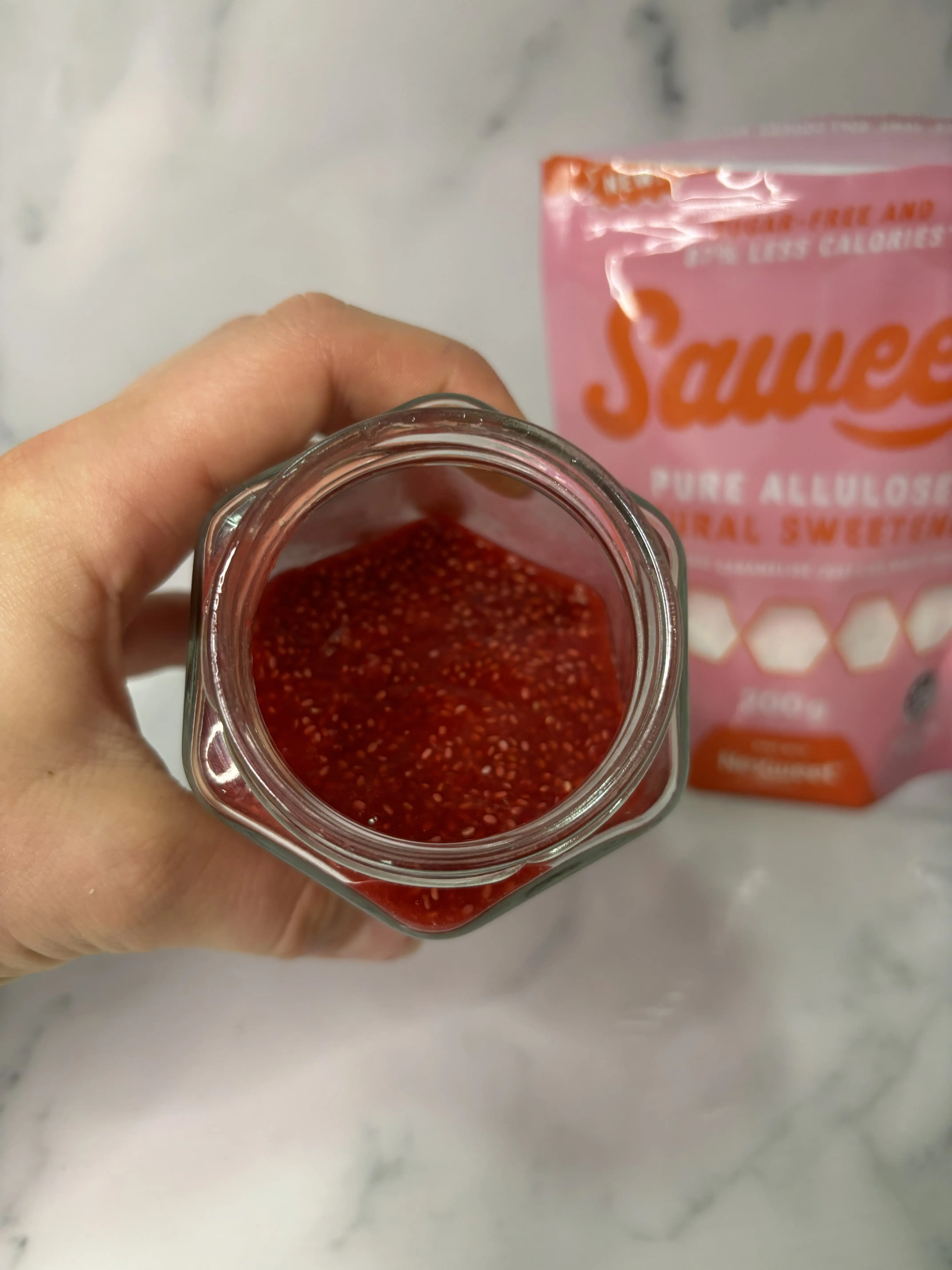 Chia & Raspberry Jam Drops