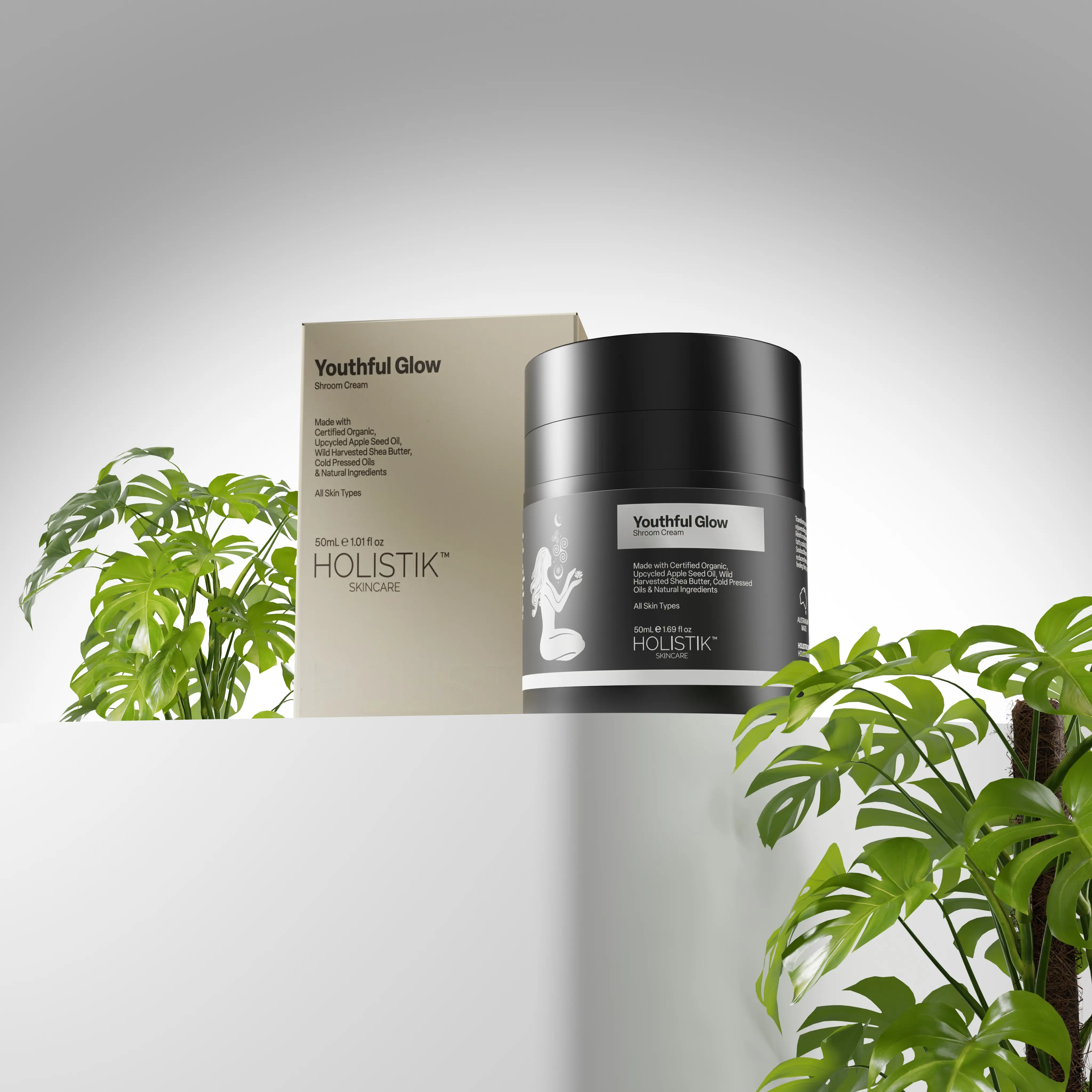 Holistik Skincare Youthful Glow Shroom Cream 50ml