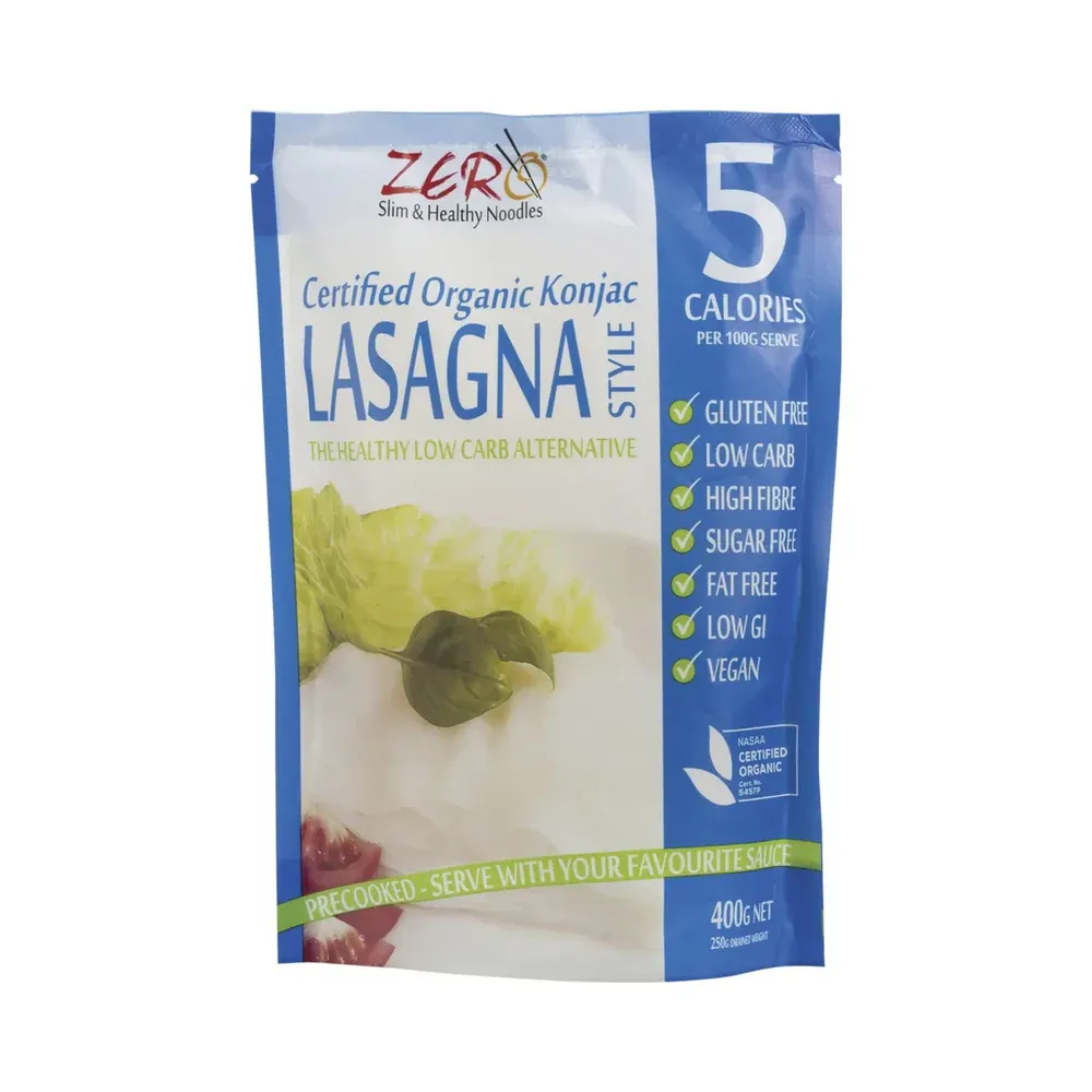Zero Slim & Healthy Organic Konjac Lasagna Style