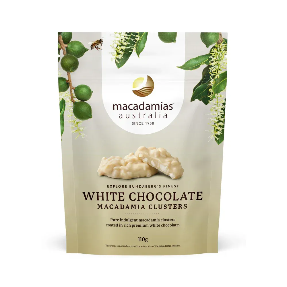 Macadamias Australia White Chocolate Macadamias