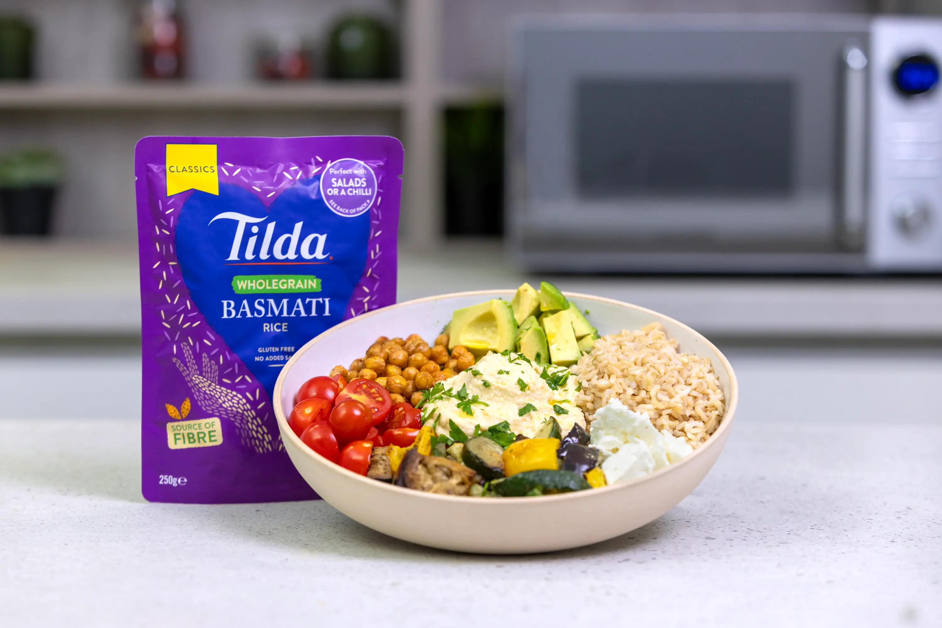 Tilda Microwave Brown Basmati Rice 250g