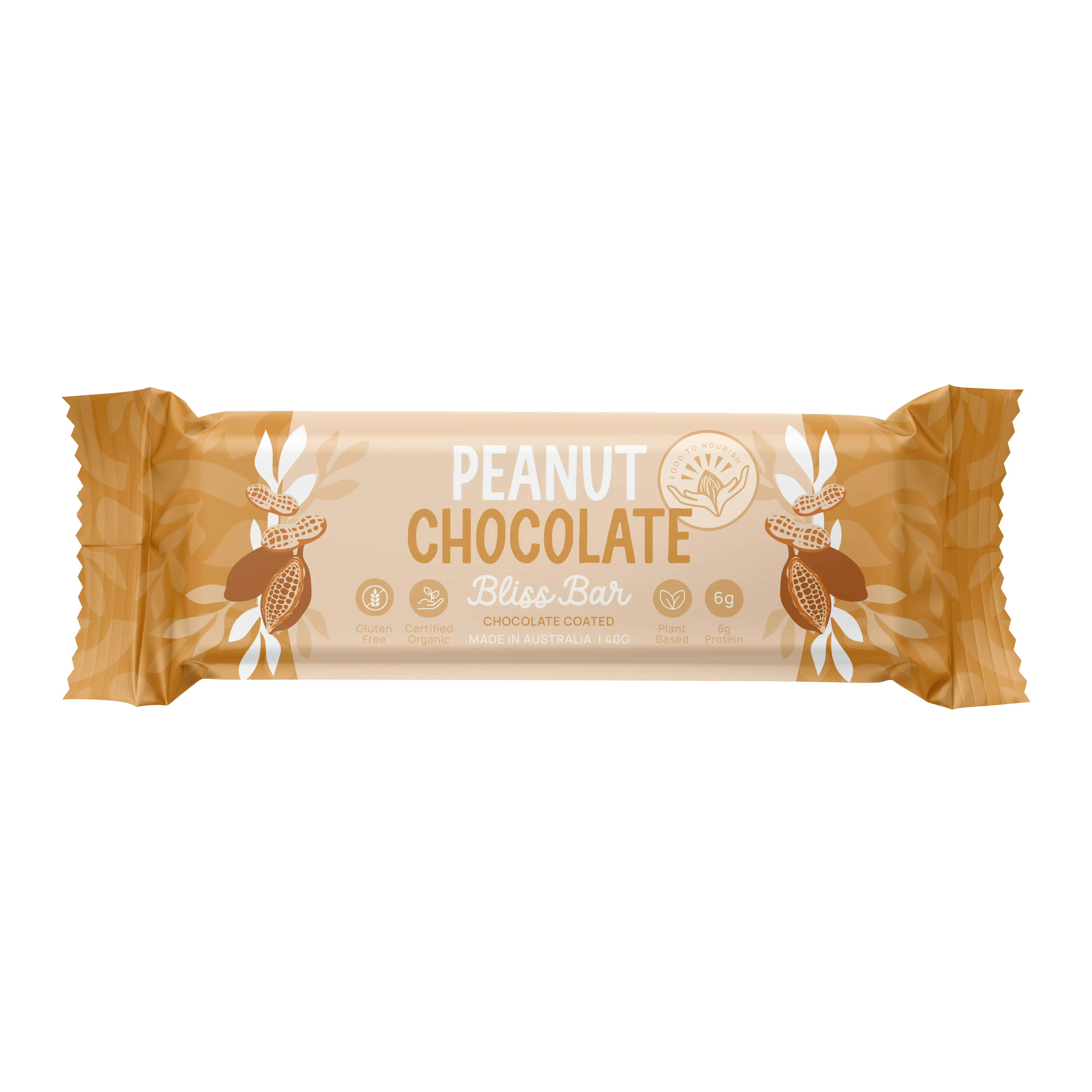 Food to Nourish Bliss Bar Peanut Chocolate 