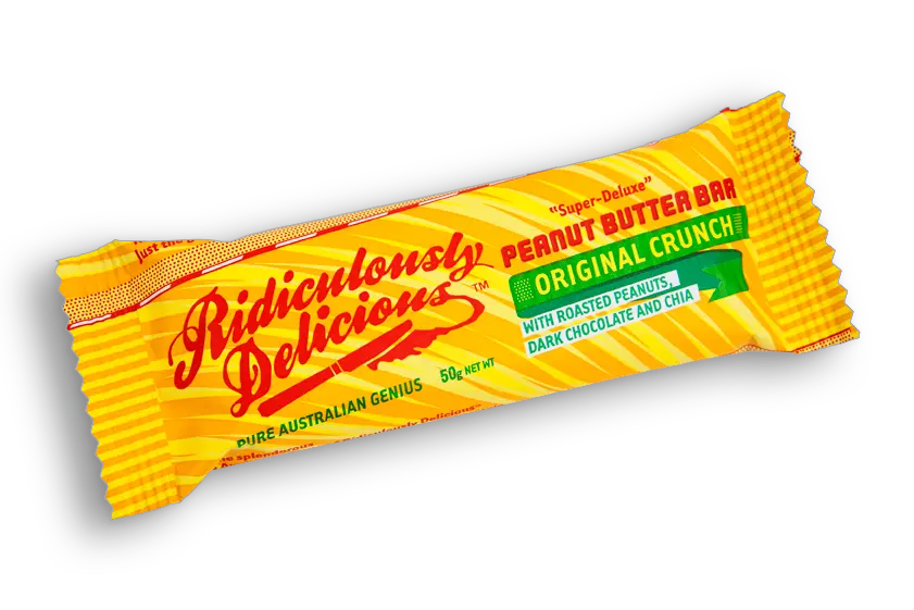 Ridiculously Delicious – Original Crunch Peanut Butter Bar 50g