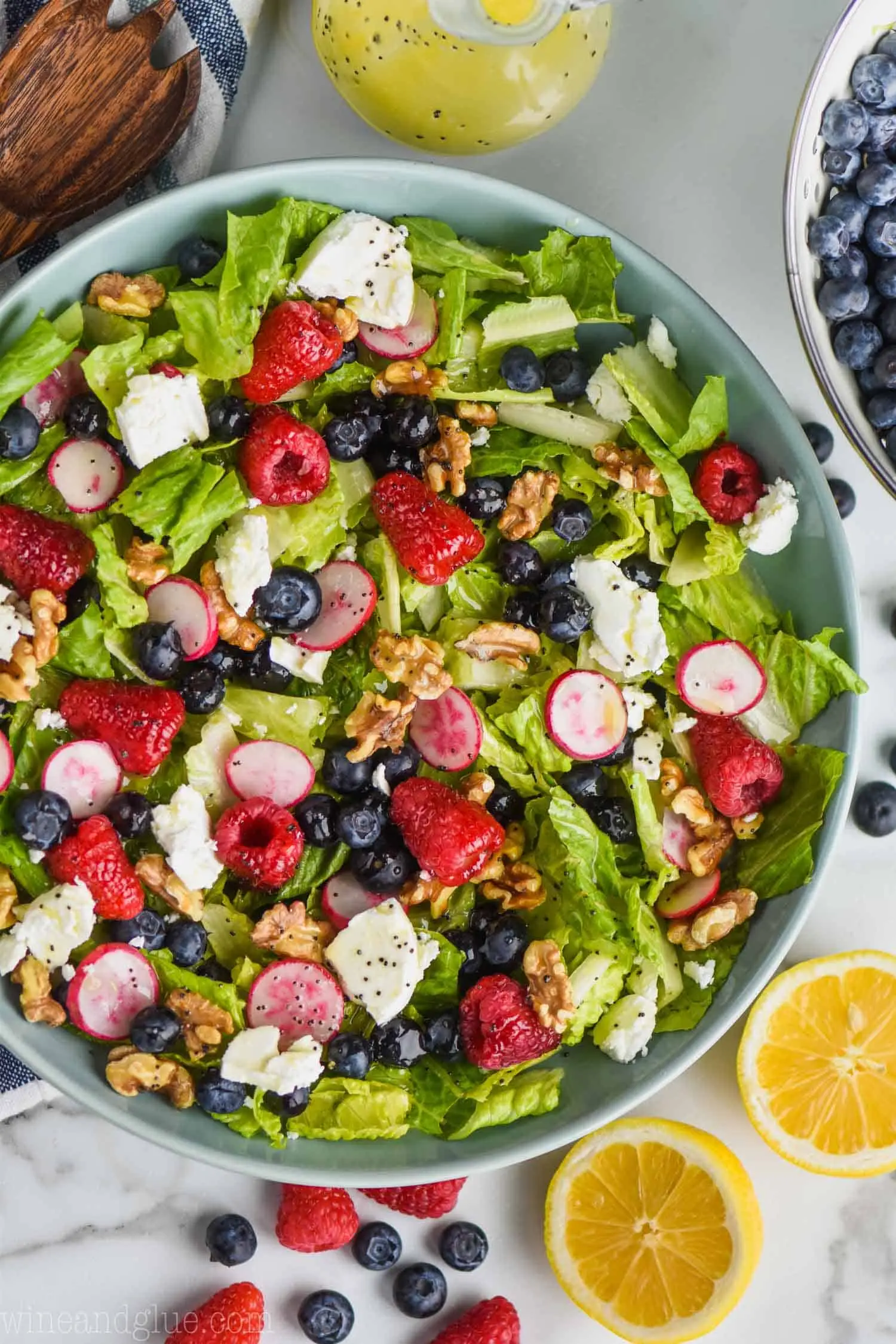 my berries in summer salad