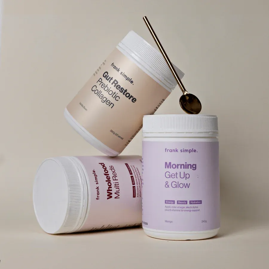 Frank Simple Radiant Gut Glow Trio 