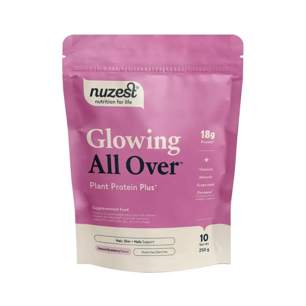 Nuzest Protein Plus Glowing All Over Strawberry